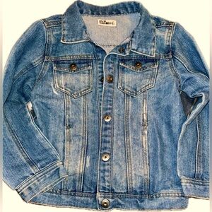 Epic Threads Casual Button Up Denim Long Sleeve Jacket Kids Youth Girls Size 7